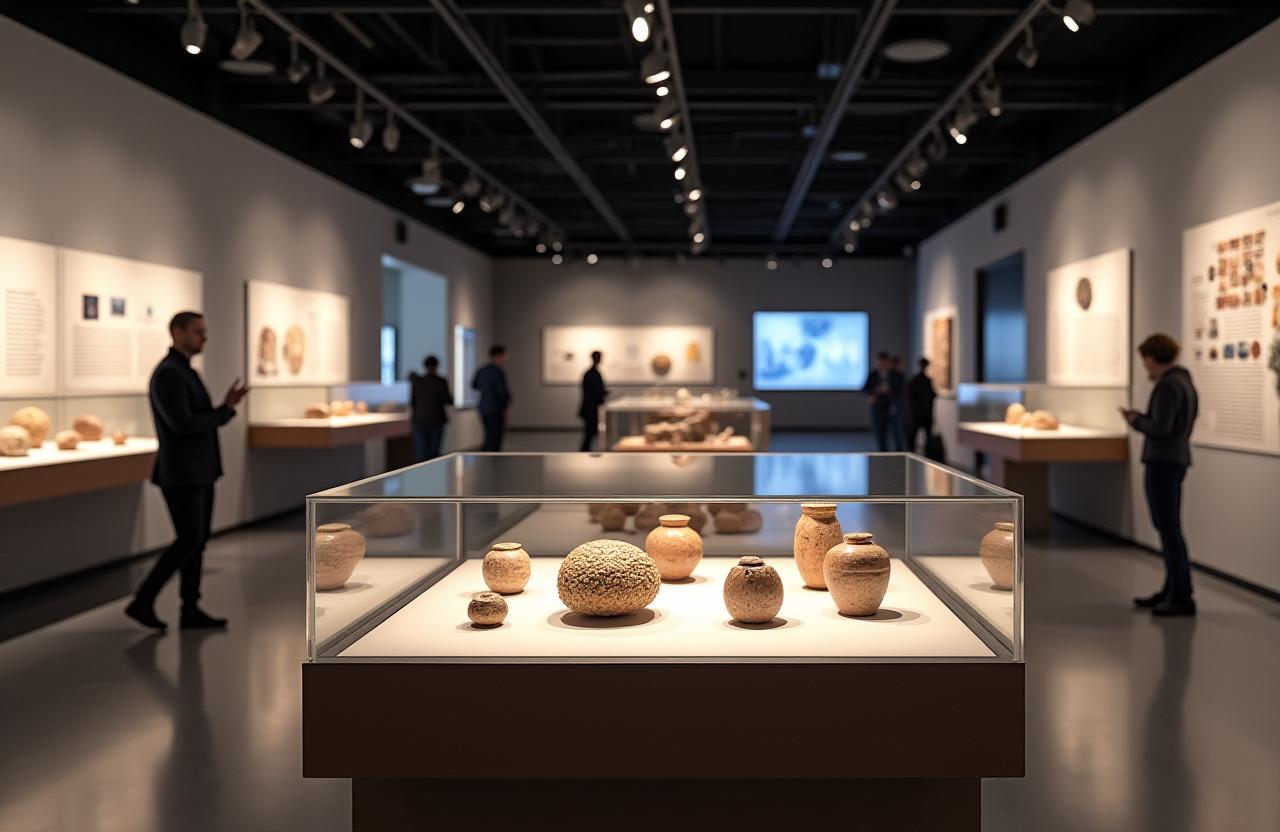 Museum artifact exhibition design and curation